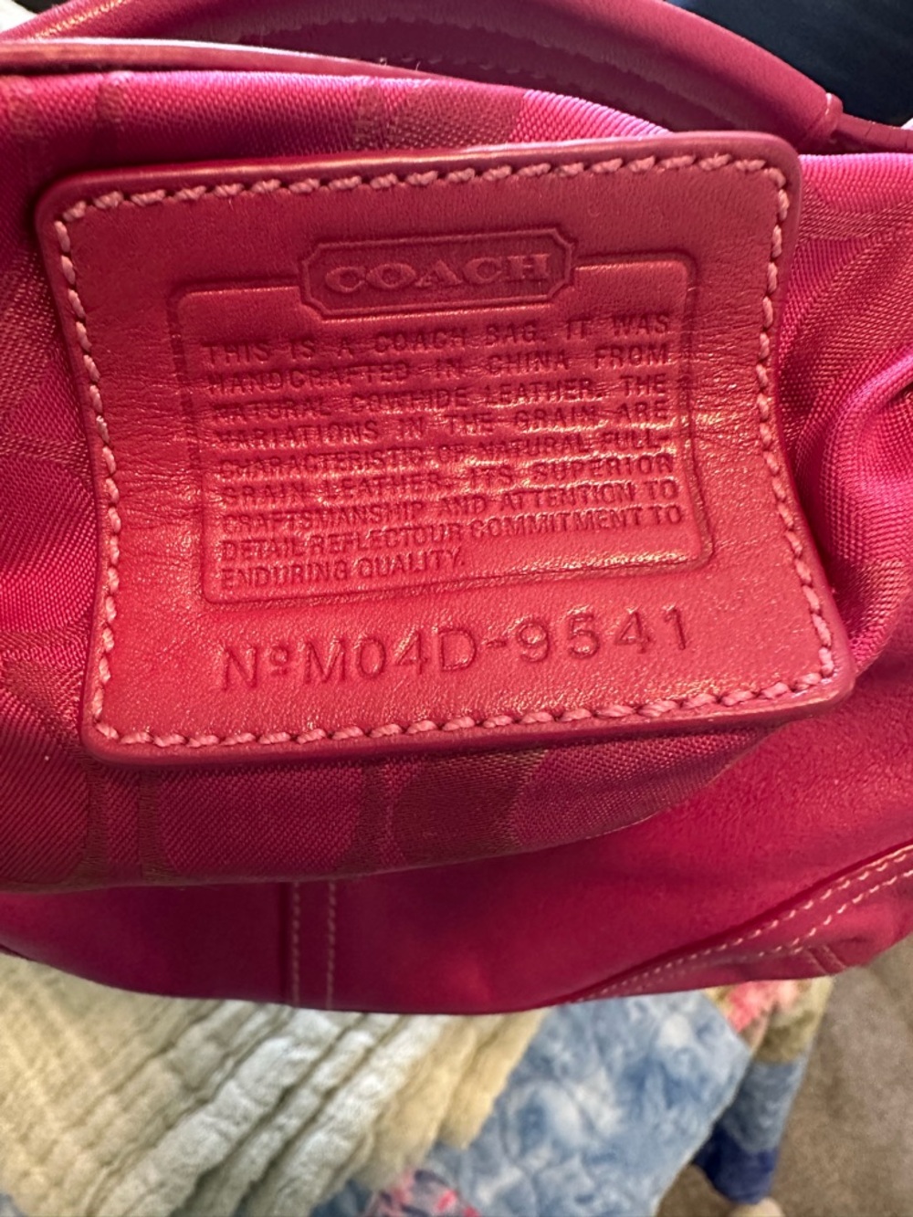 Vintage Y2K RARE Coach 9541 Soho Shoulder Bag, Pink Leather - Picture 6 of 15
